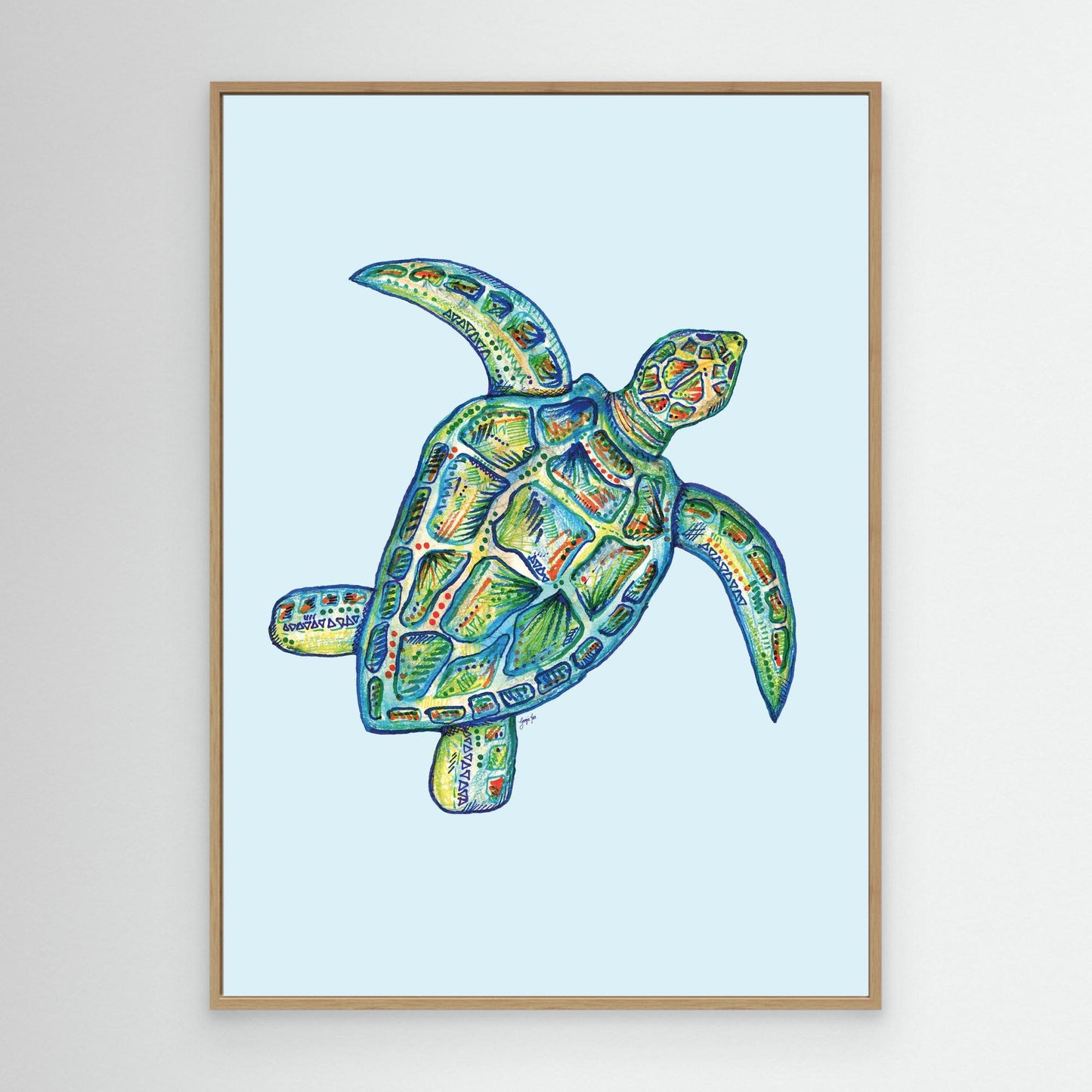 Blue Turtle Art