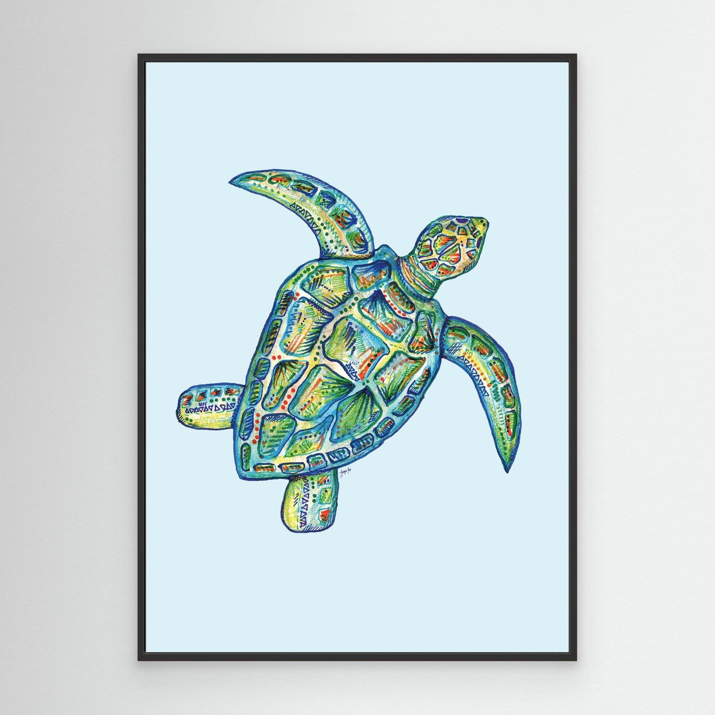 Blue Turtle Art