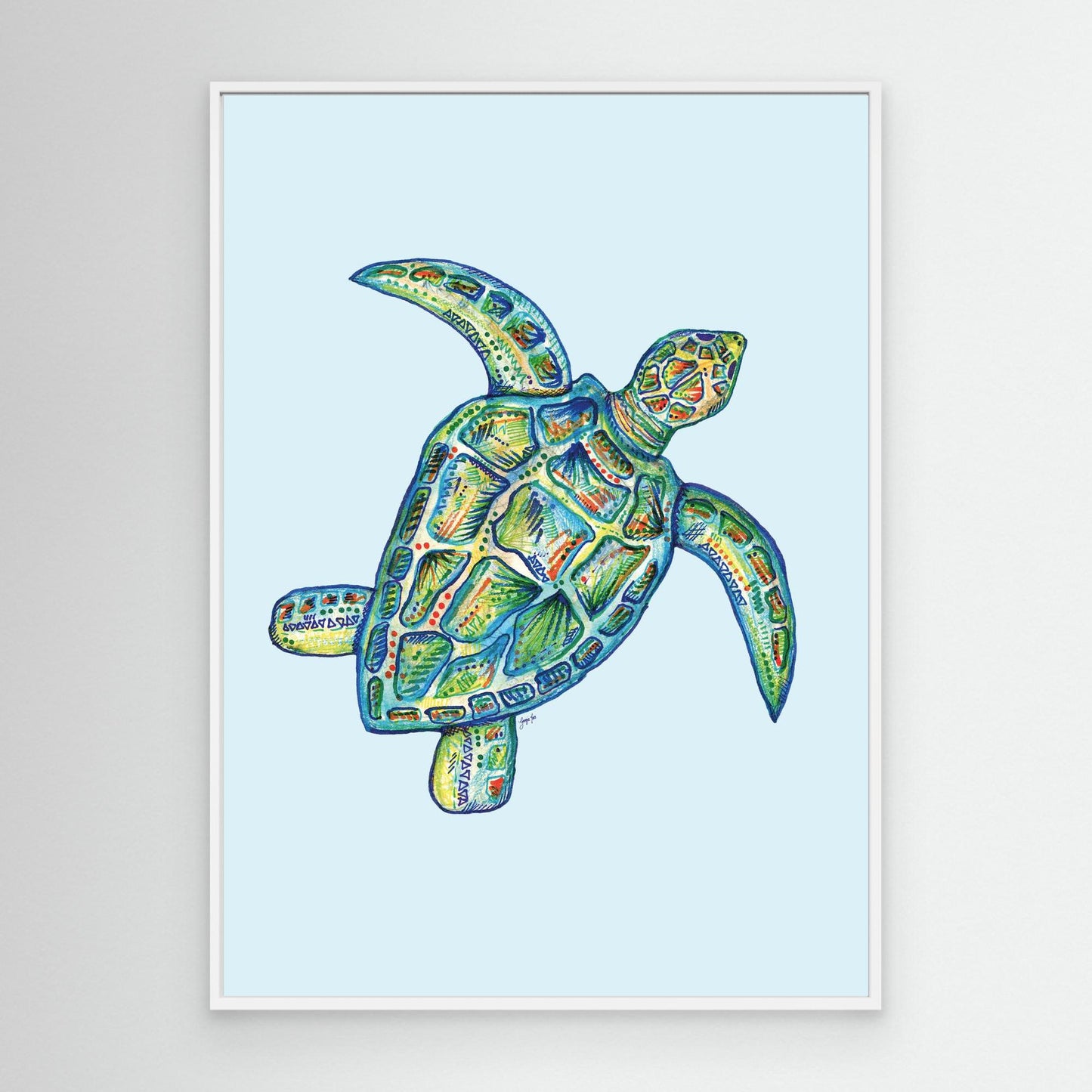 Blue Turtle Art