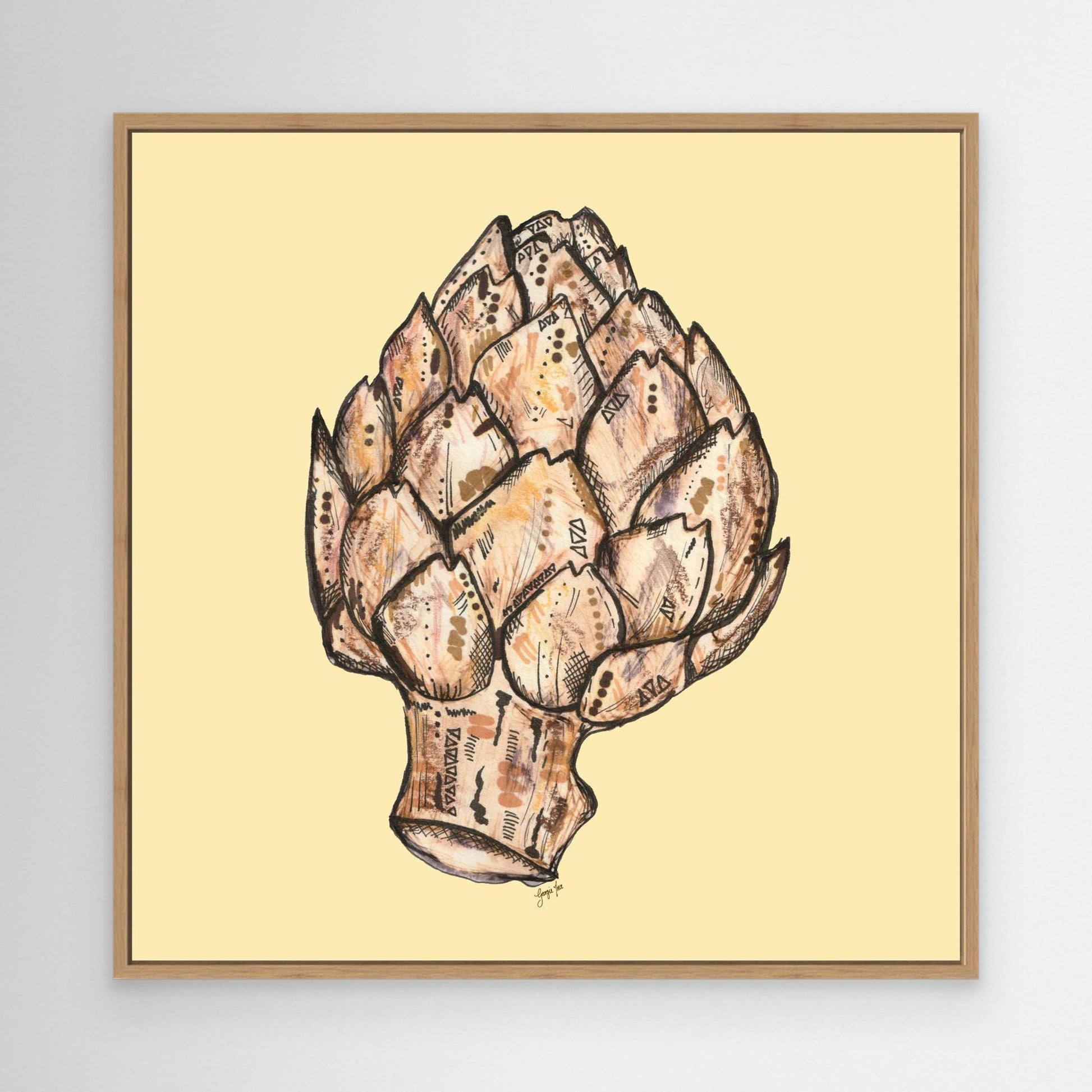 Butter Yellow Artichoke 