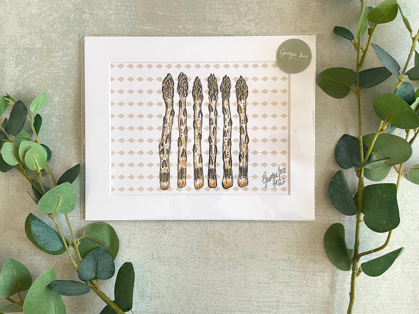 Asparagus Kitchen Art Print