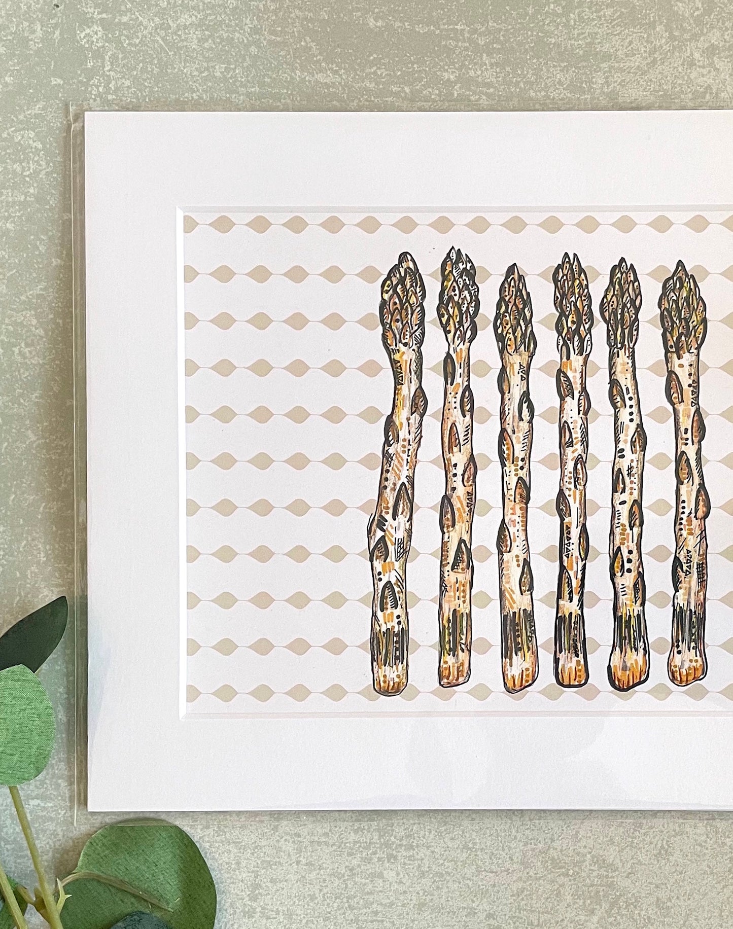 Asparagus Kitchen Art Print