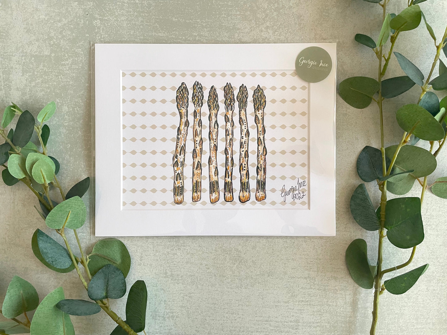 Asparagus Kitchen Art Print