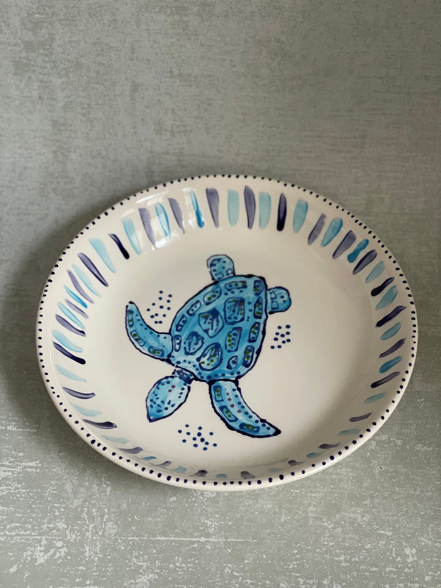 Blue turtle bowl