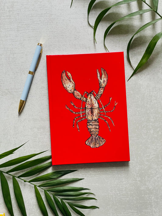 Premium lobster lined hardback notebook