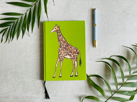 Premium giraffe A5 notebook